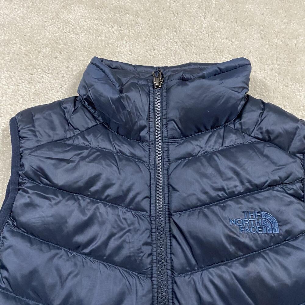 The North Face Vest Womens L Blue Down Puffer 550 Insulated Outdoor Gorpcore - Picture 4 of 9